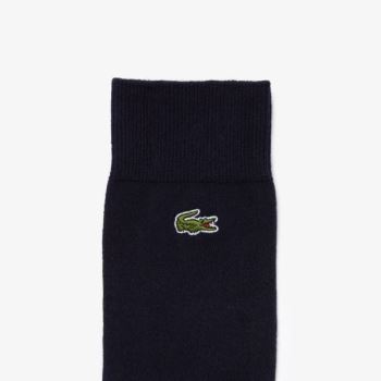 Lacoste Embroidered Crocodile Cotton Blend Socks - Ponožky Pánské Tmavě Blankyt Blankyt | CZ-fpNJSi